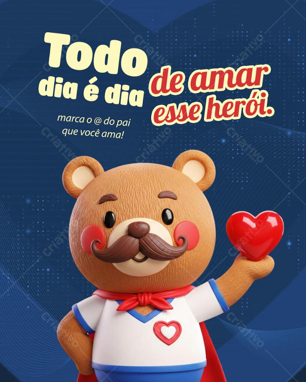 Dia dos pais GridPai heroi