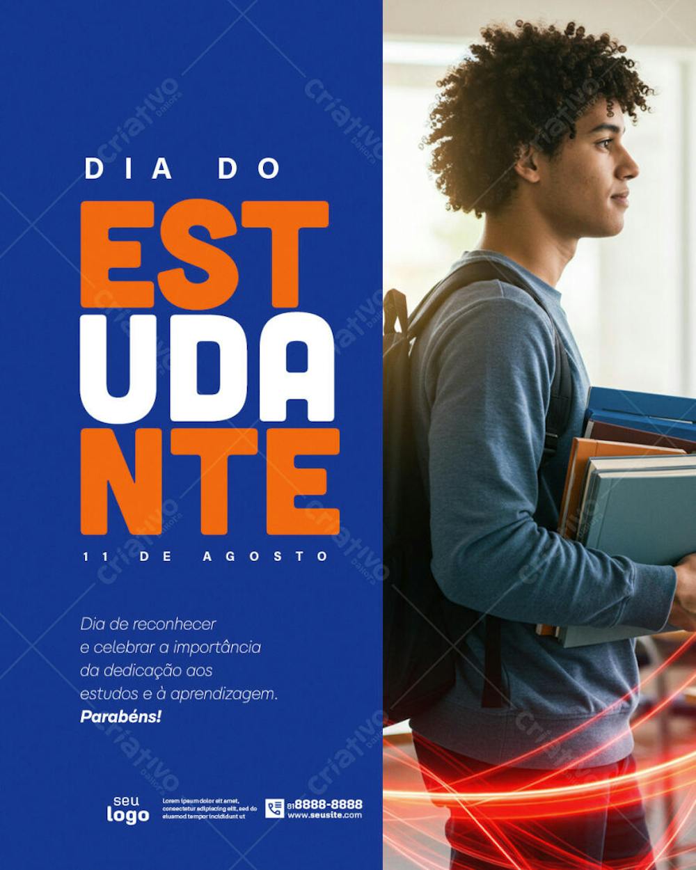 DIA DO ESTUDANTE - PSD EDITAVEL 01