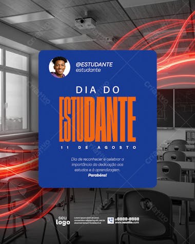 DIA DO ESTUDANTE - PSD EDITAVEL 03
