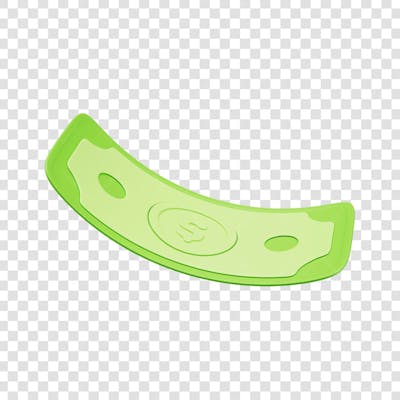 ASSET 3D - FINANÇAS - CÉDULAS DE DINHEIRO VERDE ESTILO CARTOON COM FUNDO ISOLADO (13) copiar