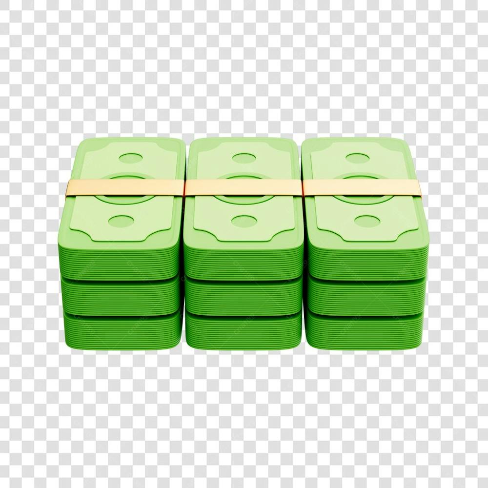 ASSET 3D - FINANÇAS - CÉDULAS DE DINHEIRO VERDE ESTILO CARTOON COM FUNDO ISOLADO (9) copiar