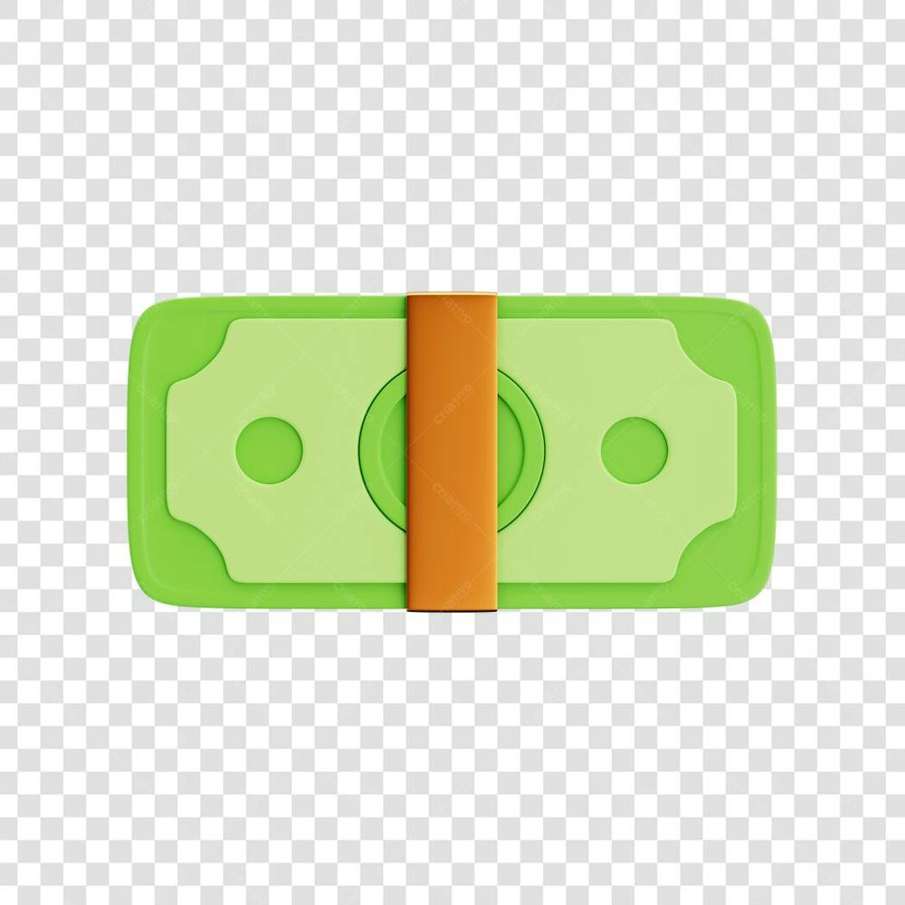 ASSET 3D - FINANÇAS - CÉDULAS DE DINHEIRO VERDE ESTILO CARTOON COM FUNDO ISOLADO (1) copiar