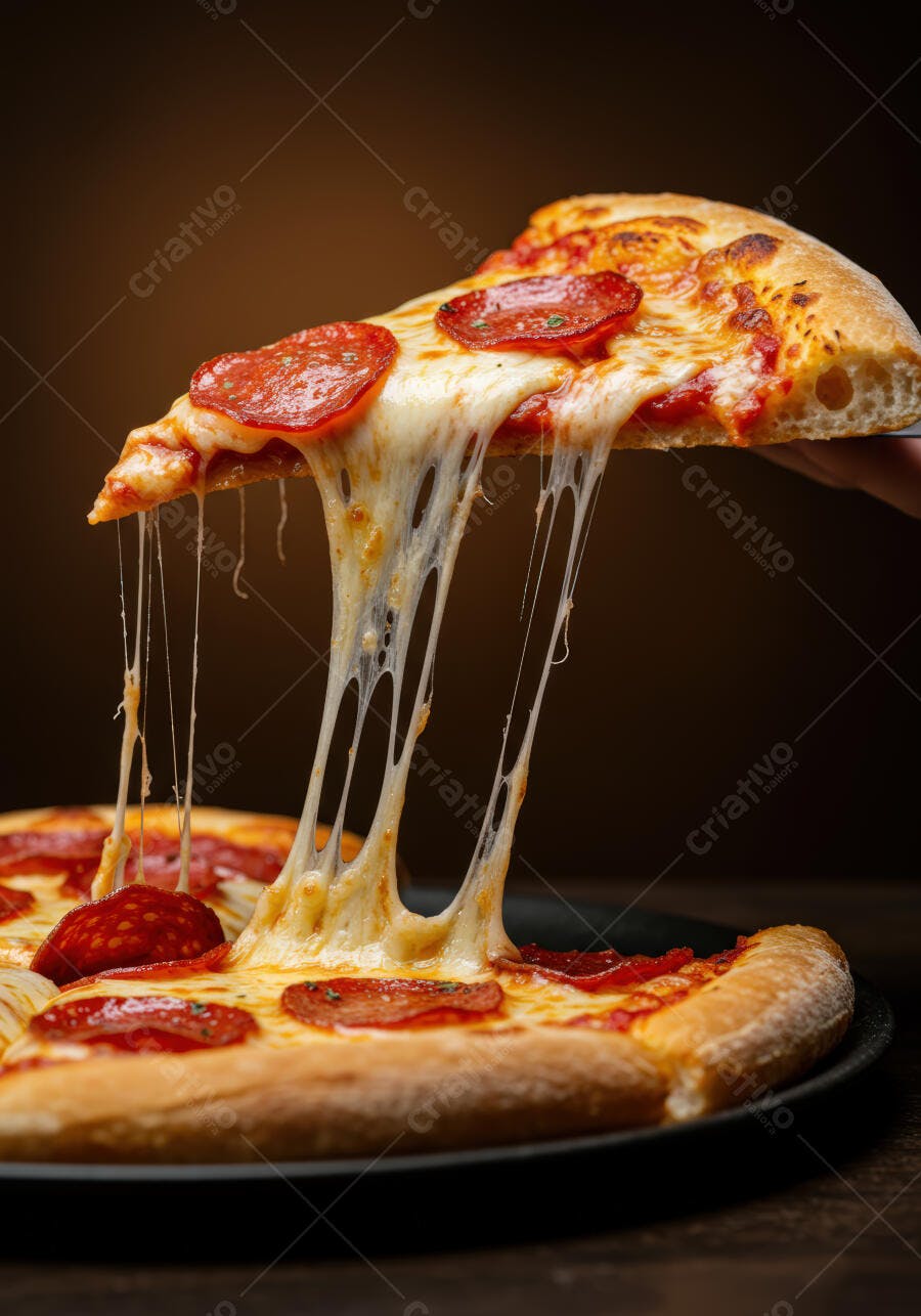 Pizza Pepperoni Queijo Derretido