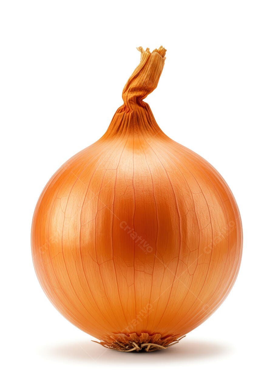 Cebola amarela isolada fundo branco