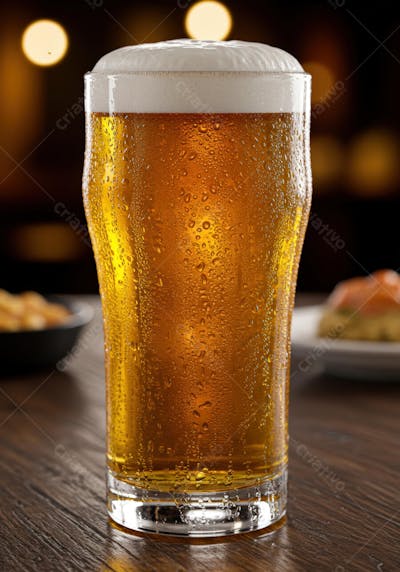 Copo de cerveja gelada