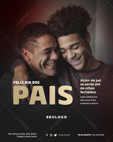 Psd Editável • 00 de Agosto - Dia dos Pais - 4