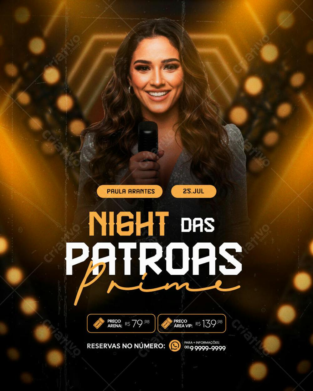 FLYER PARA EVENTO SHOW ARTISTA SERTANEJO PSD EDITAVEL FEED (9)