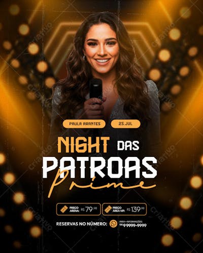 FLYER PARA EVENTO SHOW ARTISTA SERTANEJO PSD EDITAVEL FEED (9)