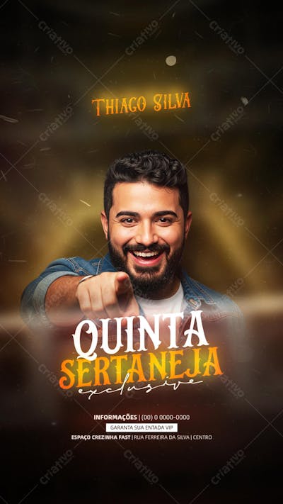Flyer Eventos Artistas Shows Festa - Social Media PSD Editável (4)