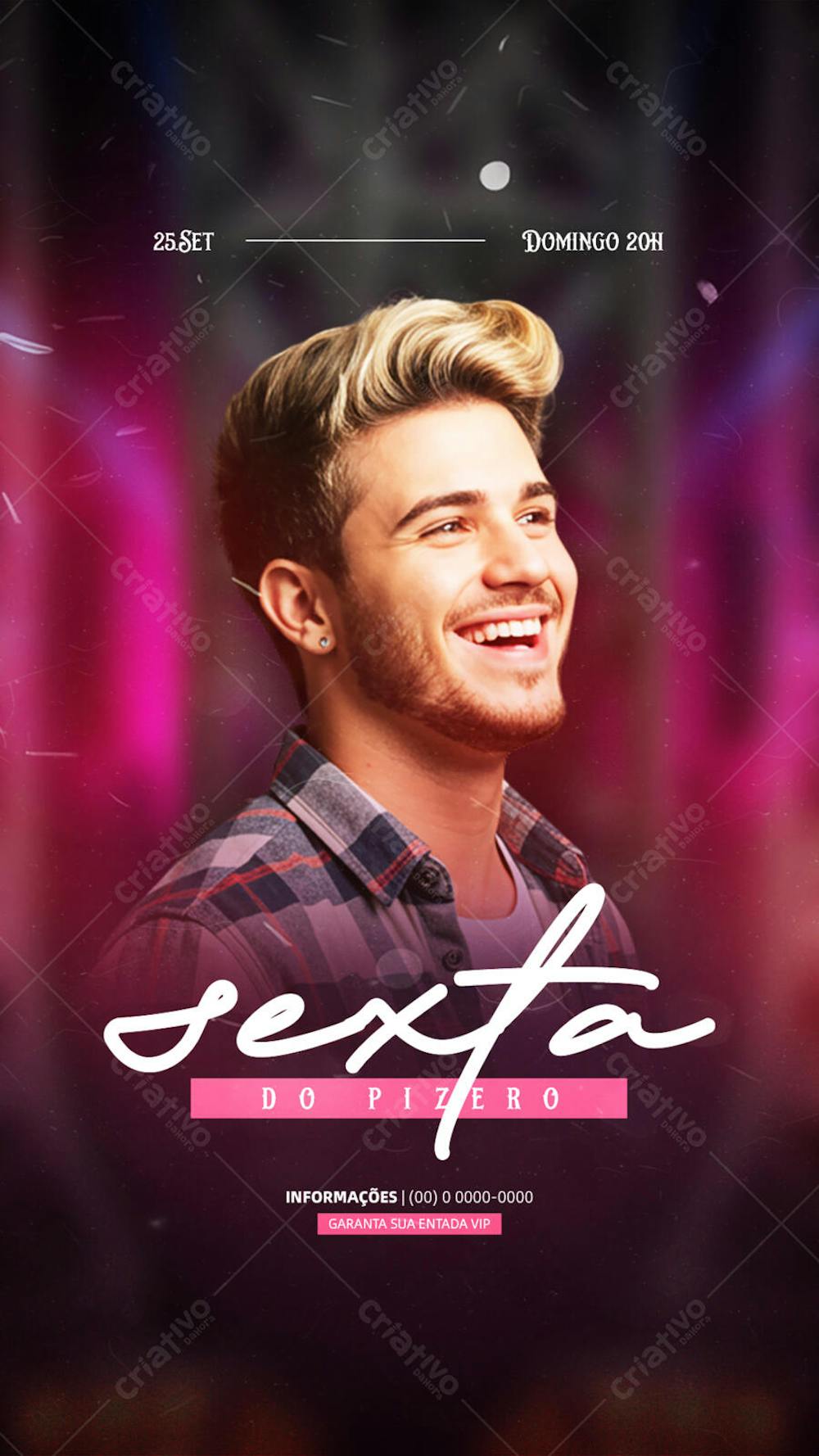 Flyer Eventos Artistas Shows Festa - Social Media PSD Editável (9)