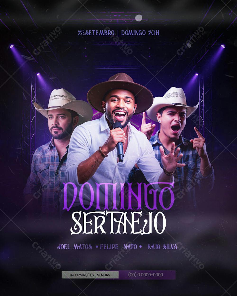 Flyer Eventos Artistas Shows Festa - Social Media PSD Editável (31)