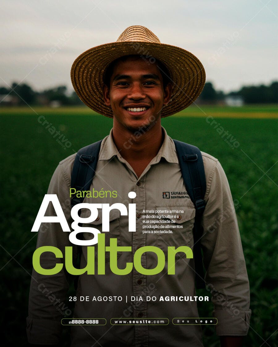  PSD Moderno para Homenagem ao Dia do Agricultor