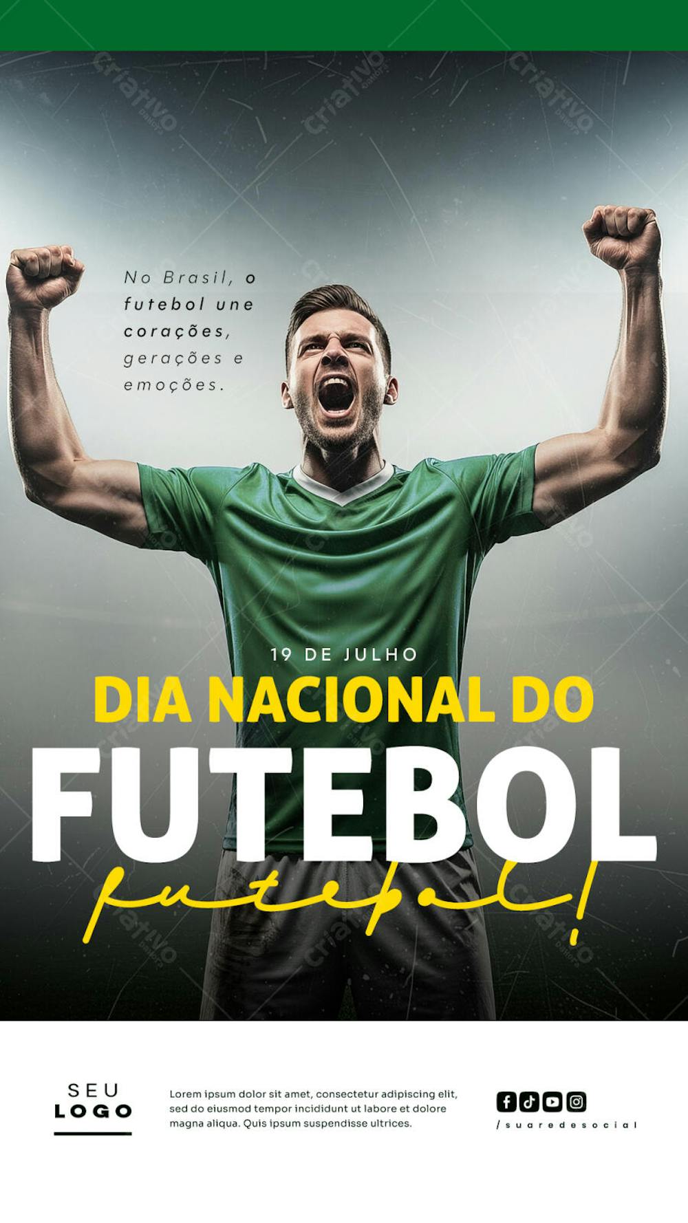 Dia Nacional do Futebol 19 de Julho social media psd editável Story (3)
