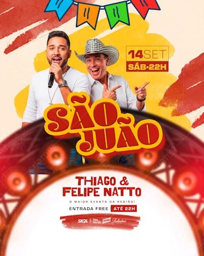 Flyer para Evento Show Artistas (3)