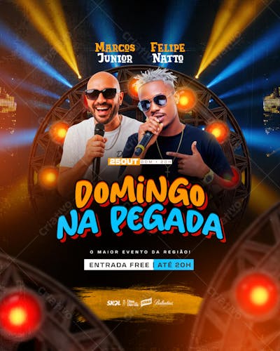 Flyer para Evento Show Artistas (1)