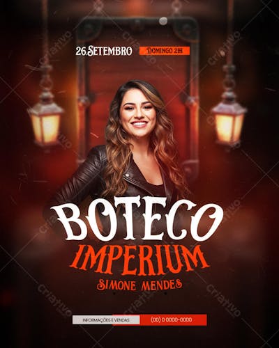 Flyer Eventos Artistas Shows Festa - Social Media PSD Editável (13)