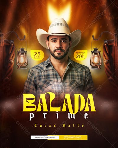 Flyer Eventos Artistas Shows Festa - Social Media PSD Editável (11)