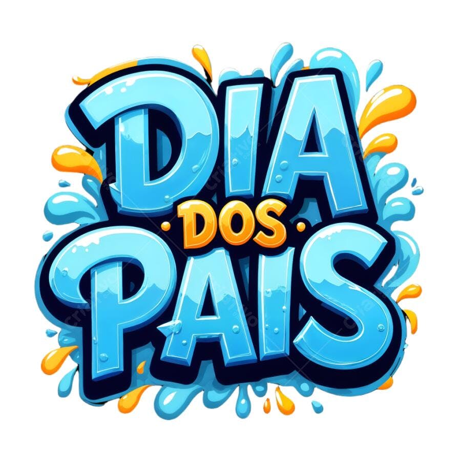 Banner Dia dos Pais PNG com fundo transparente