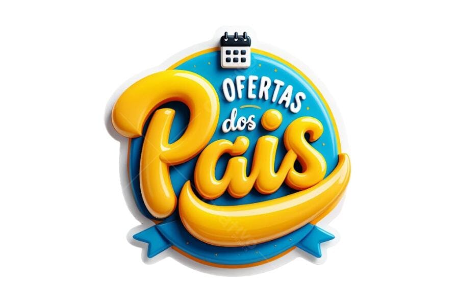 Banner Dia dos Pais PNG com fundo transparente