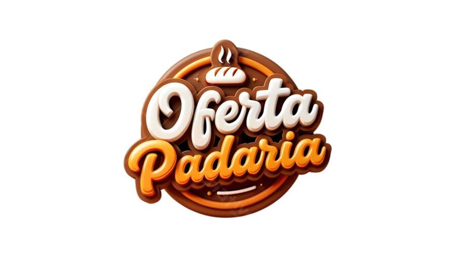 Logo Padaria Oferta PNG com fundo transparente