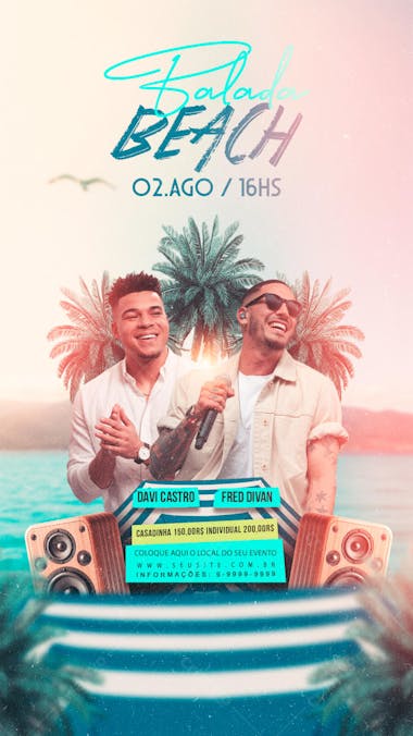 SHOWS EVENTOS FESTAS BALADA BEACH STORIES