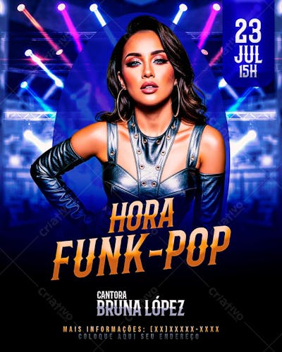 HORA DO FUNK POP SHOW CANTORA BRUNA LÓPEZ