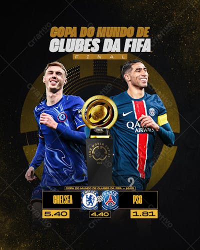 Jogo do Dia - Final Copa do Mundo de Clubes - Chelsea X PSG
