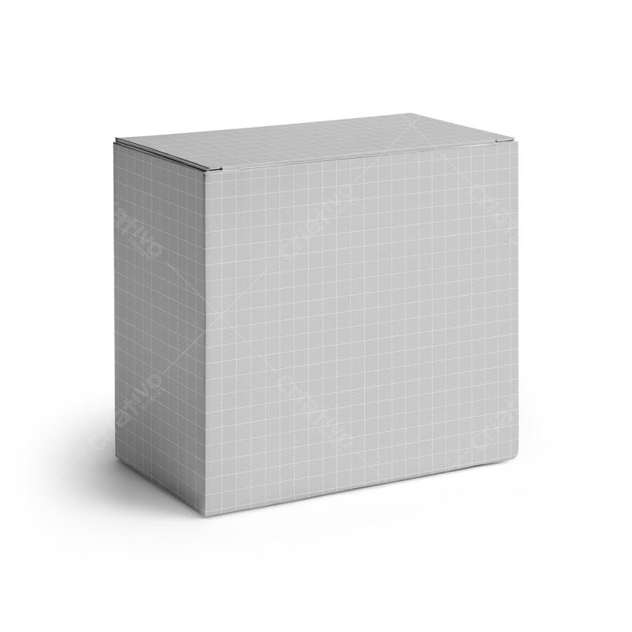 Mockup de Embalagem Simples em Tons de Cinza