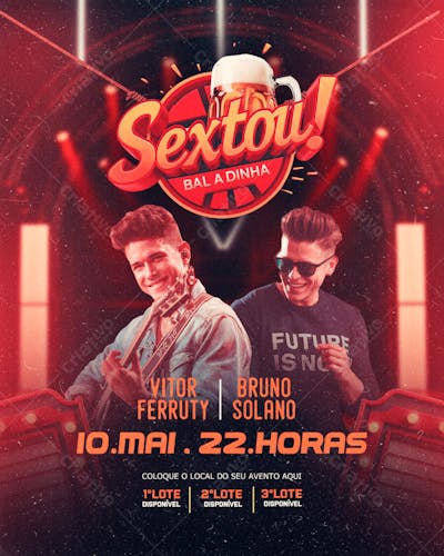 EVENTO SHOWS FESTA SEXTOU BALADINHA FEED
