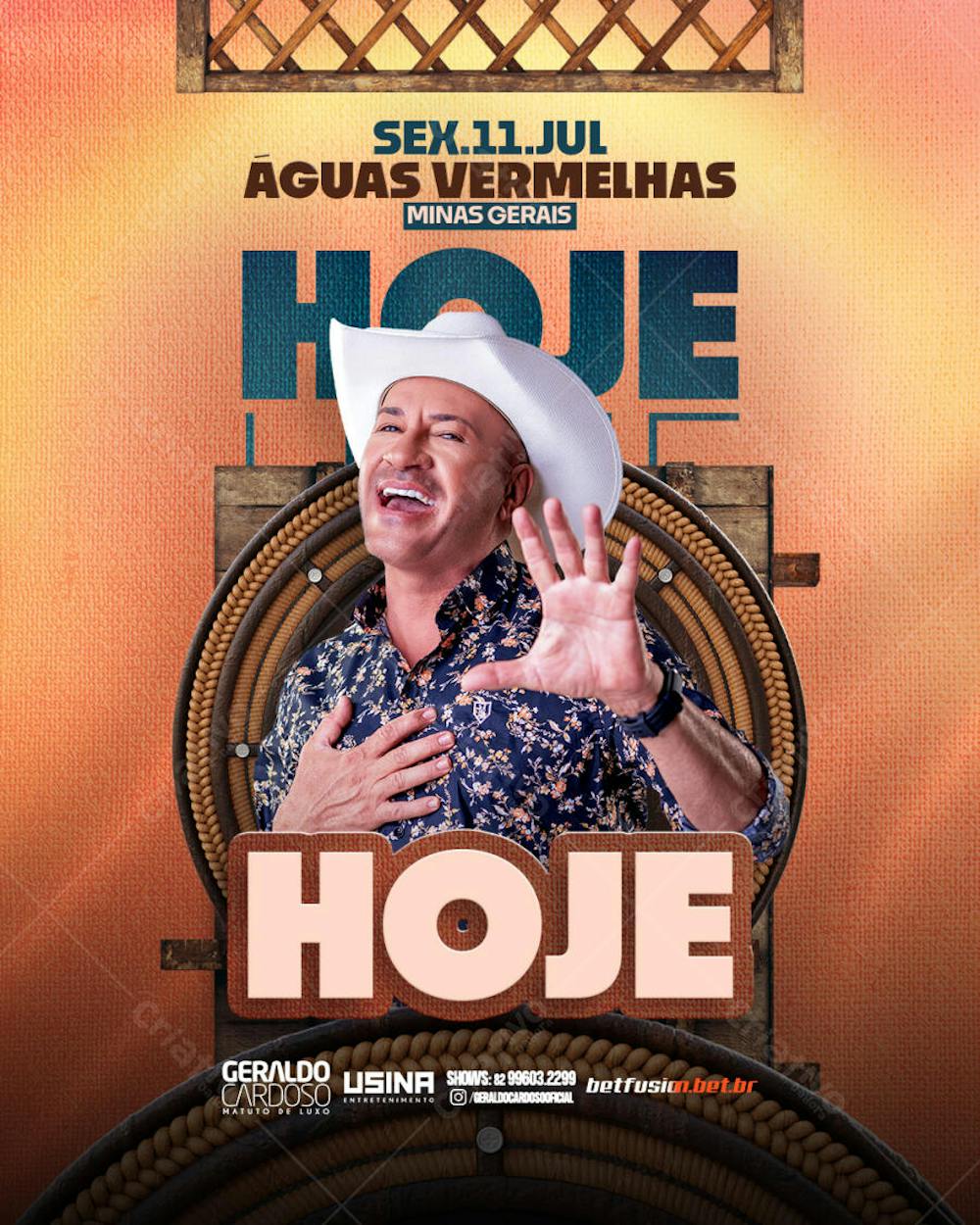 É Hoje 11Jul - Geraldo Cardoso