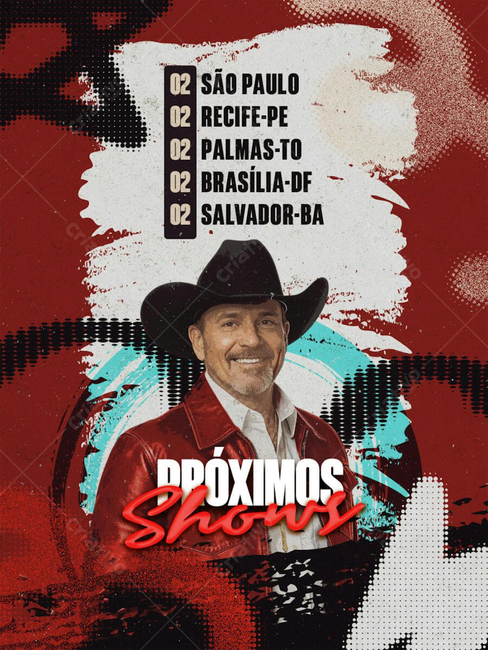 #7 Flyer Agenda Feed PSD Editavel