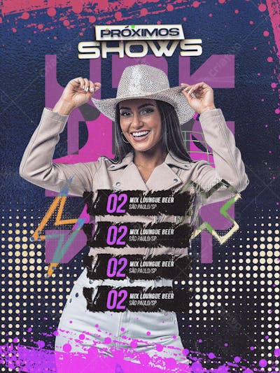 #6 Flyer Agenda Feed PSD Editavel