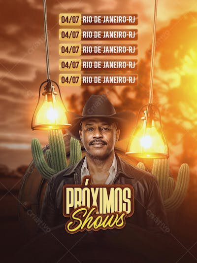 #3 Flyer Agenda Feed PSD Editavel