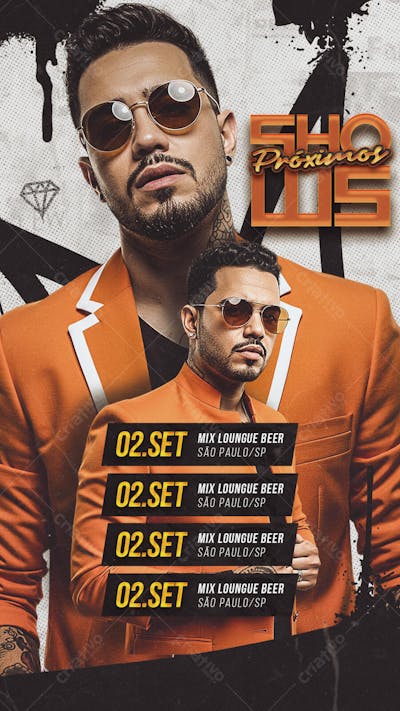 #10 Flyer Agenda Story PSD Editavel