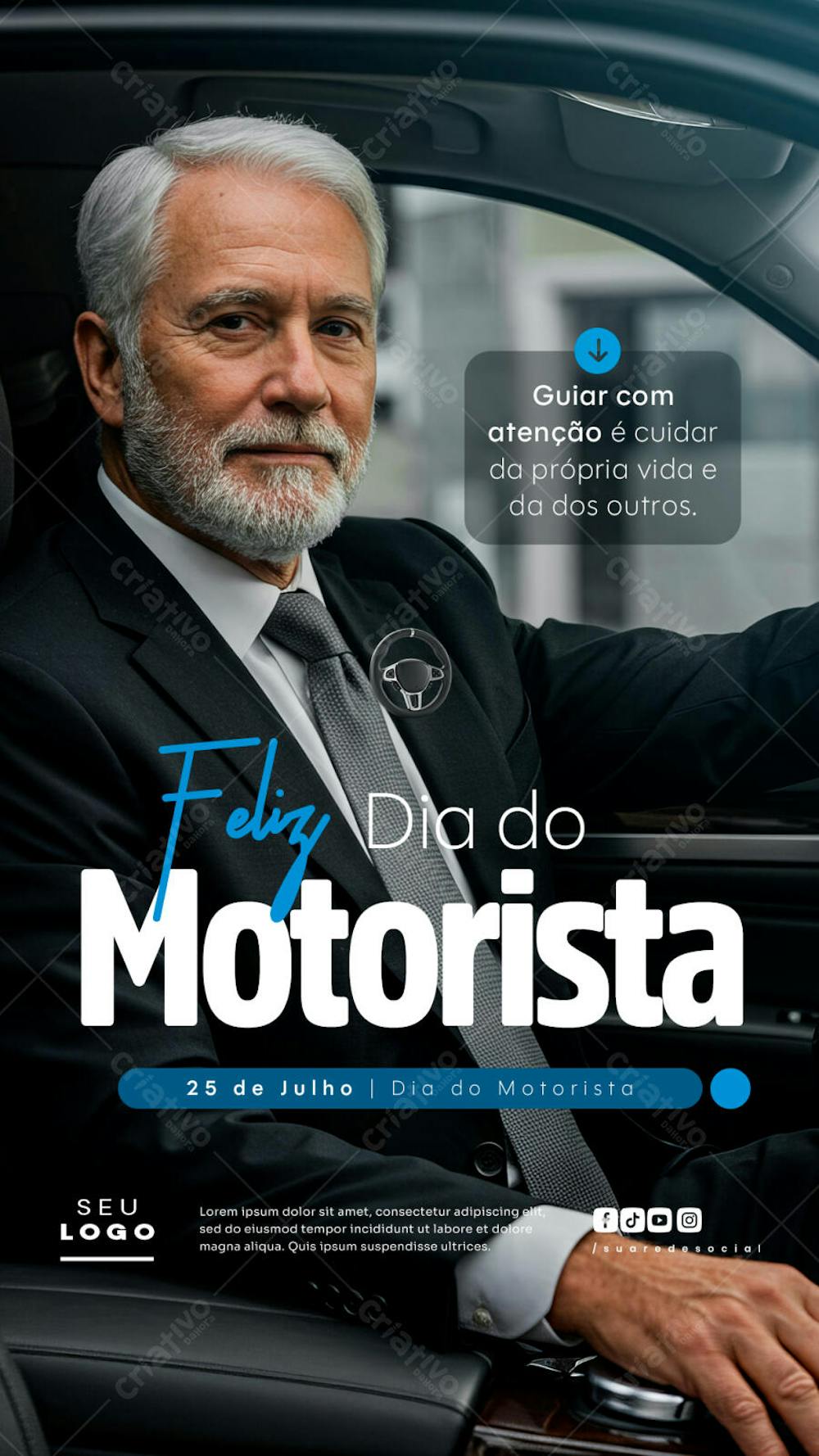 Dia do Motorista 25 de julho social media psd editavel Story  (4)