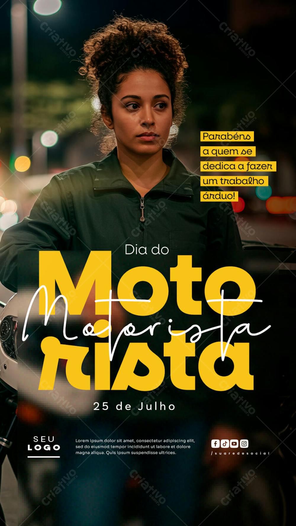 Dia do Motorista 25 de julho social media psd editavel Story  (9)