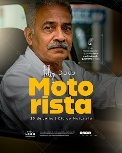 Dia do Motorista 25 de julho social media psd editavel feed (6)
