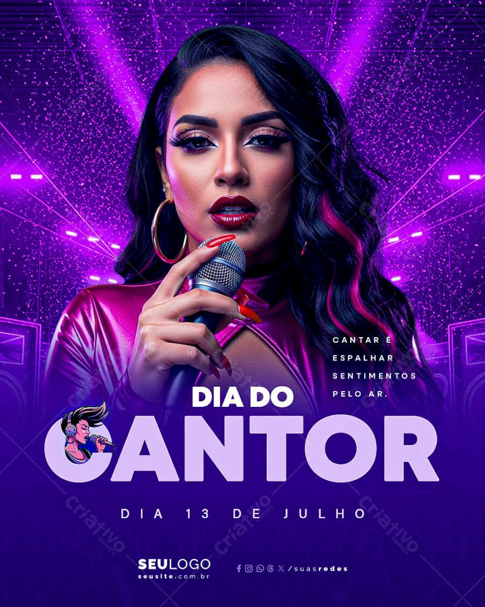 DIA DO CANTOR 13 DE JULHO