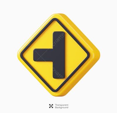 Road Signs 3D Icon (19)