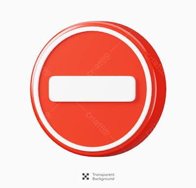 Road Signs 3D Icon (8)