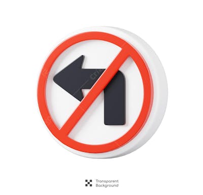 Road Signs 3D Icon (35)