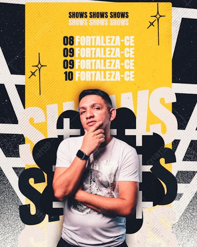 Flyer de Show Psd Editável