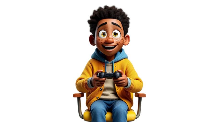 Avatar Gamer PNG com fundo transparente