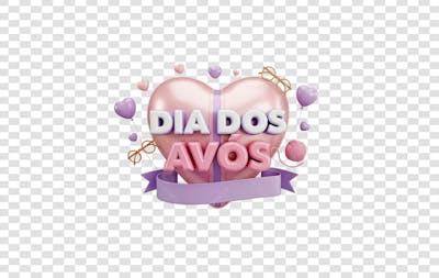 Selo 3D Dia dos Avós – Arte Fofa e Carinhosa (12)