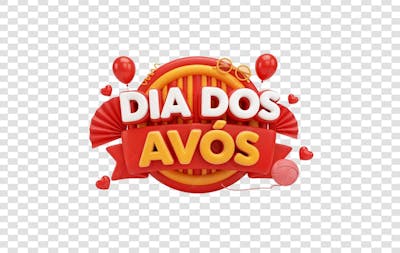 Selo 3D Dia dos Avós – Arte Fofa e Carinhosa (6)