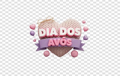 Selo 3D Dia dos Avós – Arte Fofa e Carinhosa (15)
