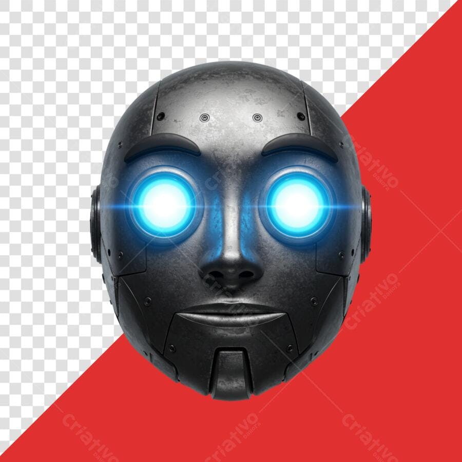 Avatar Robô PNG com fundo transparente