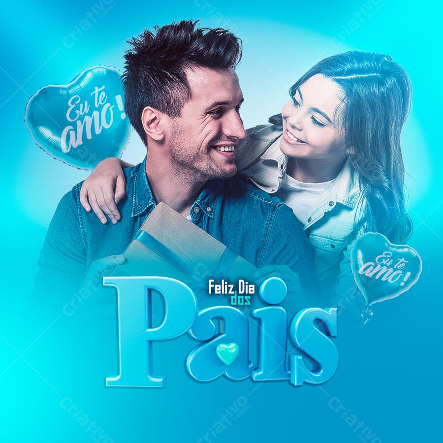 Flyer Dia dos Pais PSD Editável