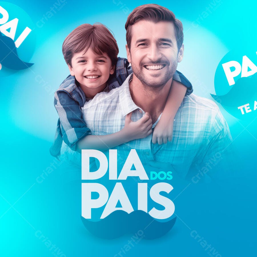 Flyer Dia dos Pais PSD Editável