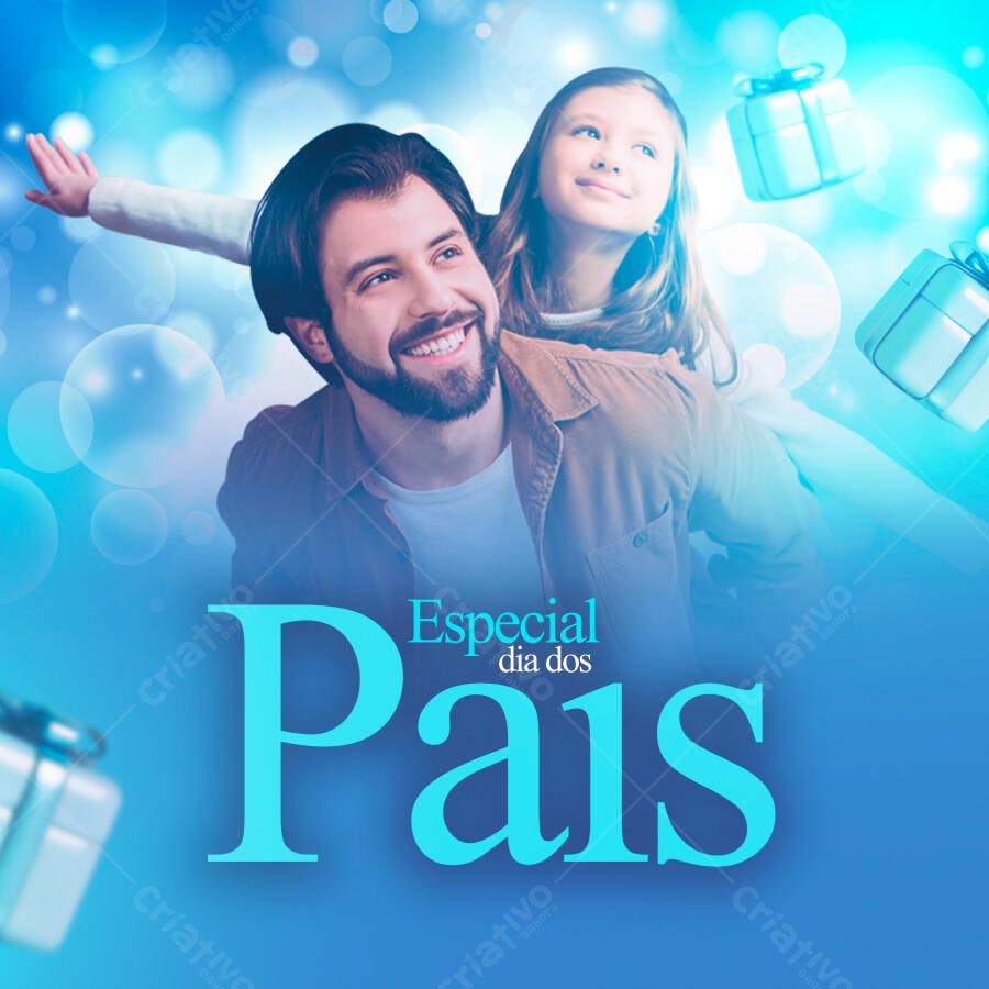 Flyer para o Dia dos Pais PSD Editável